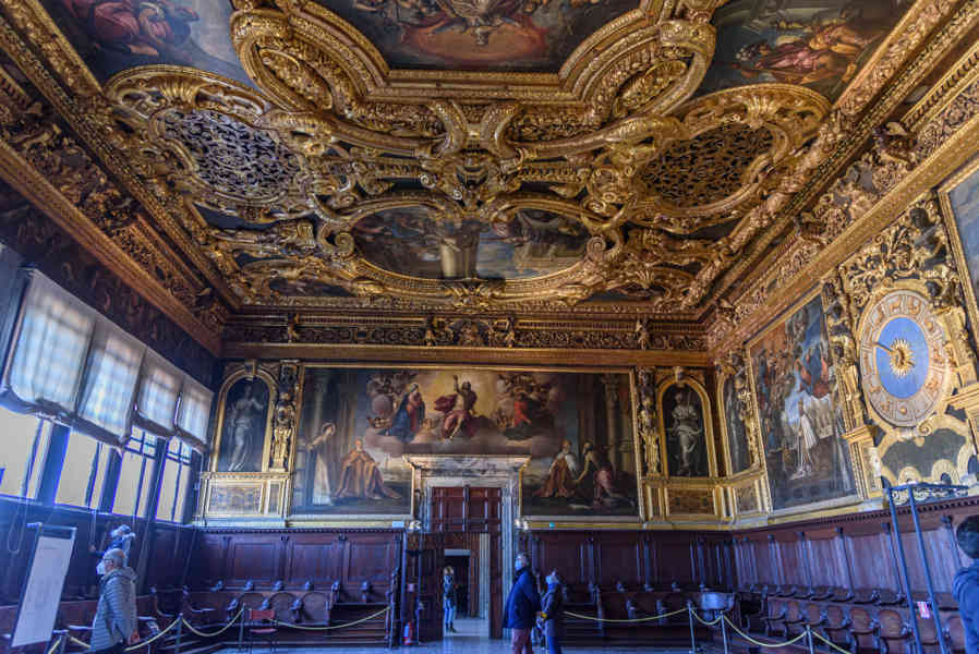 Italia - Venecia 060 - palacio Ducal - Salón del Senado.jpg
